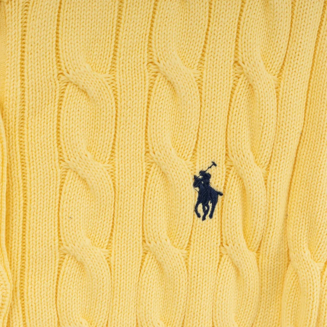 P290 top version (different currencies) You can scan the code to enter the official website. Style: Ralph Lauren POLO Ralph Lauren small label embroidered knitted cardigan jacket. Color: Picture color. Size: S-XL. Fabric: pure cotton. Accessories: full set of customized accessories. No gender distinction. Same style for men and women.